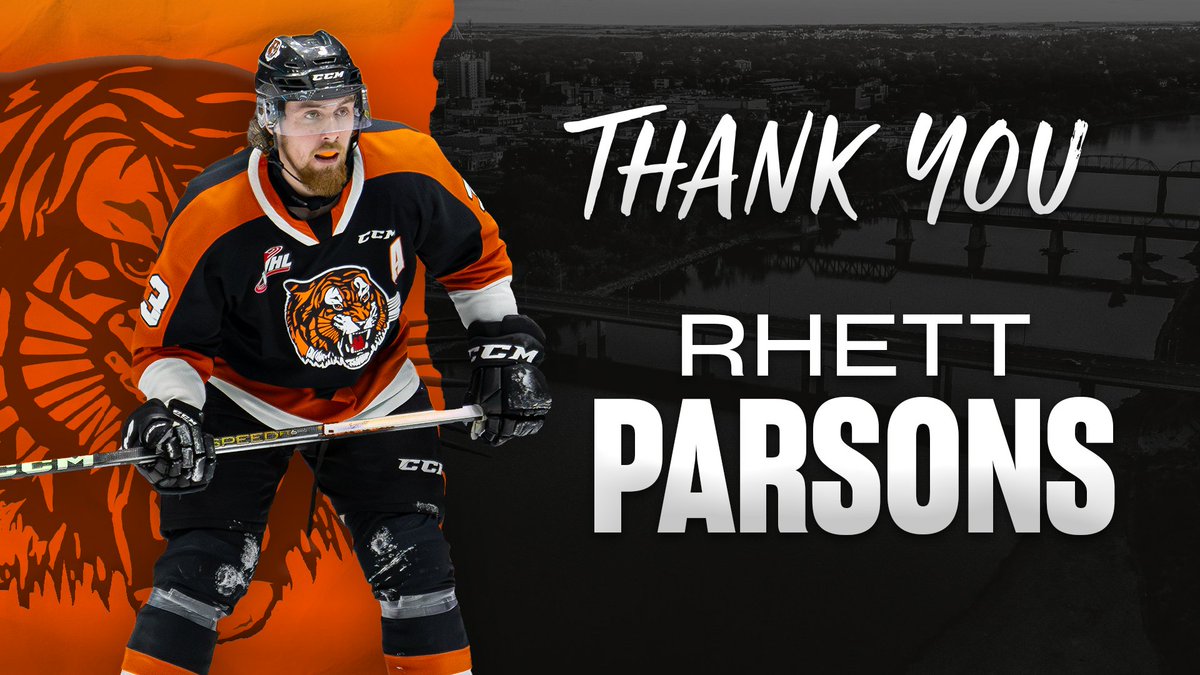 As we put a bow on the 2023-2024 season we'd like to thank our 2003 defencemen for being career Tigers.

Dru Krebs, Rhett Parson &amp; Bogdans Hodass all are proof of what it means to wear that Tiger crest night in and night out. We wish you all the best on your future endeavors.