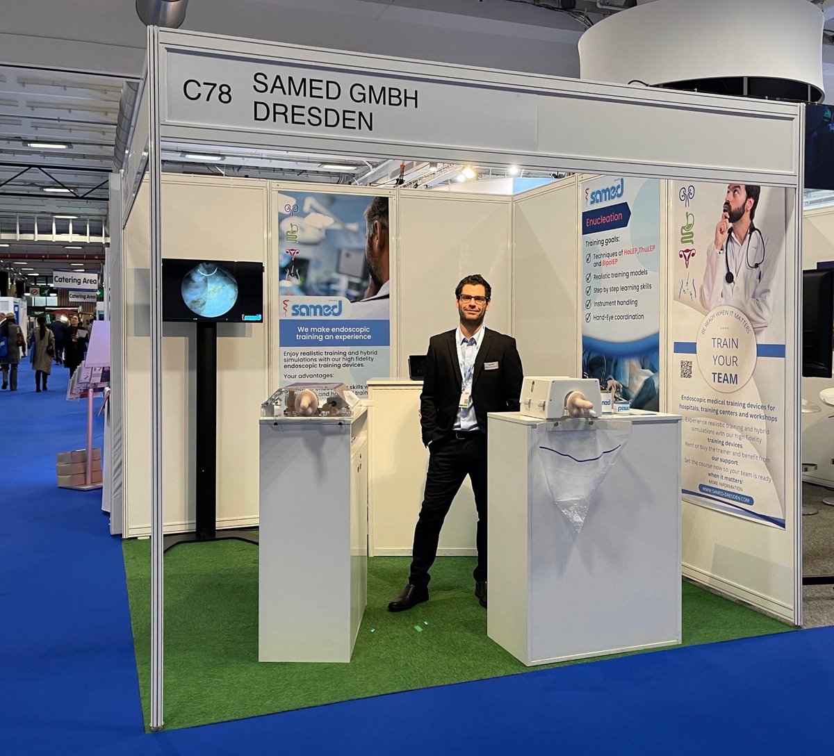 #EAU24 has started! A warmly welcome on our booth C78! Our team will present you our new innovations for your endoscopic education and training.Don‘t forget to ask about our sophisticated #Enucleation training model for your realistic training. #TrainYourTeam #Medicaleducation