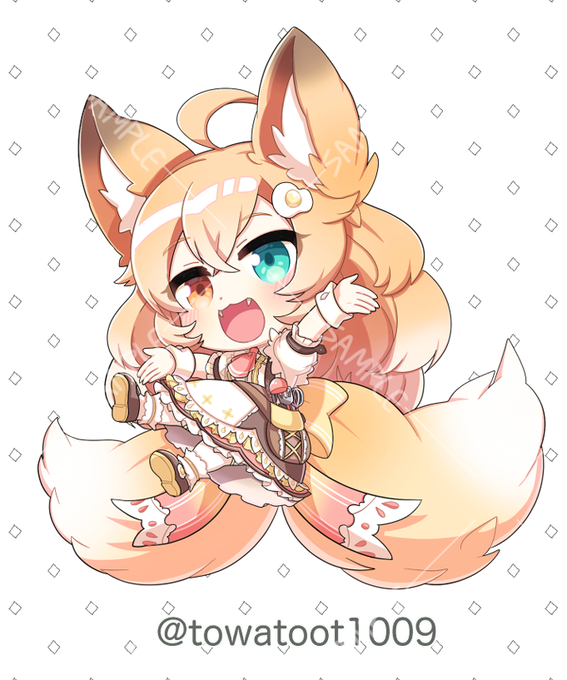 「fox girl hair ornament」 illustration images(Latest)｜3pages