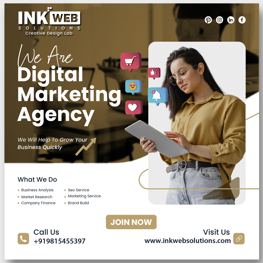 InkWebSolution4's tweet image. Let us help you and your business to keep up the trend and draw customers for you. Our experienced team will utilize the potential of digital marketing and will help you get ahead in the business.9815455397
🌐inkwebsolutions.com
#inkwebsolutions #webdevelopmentchandigarh #web