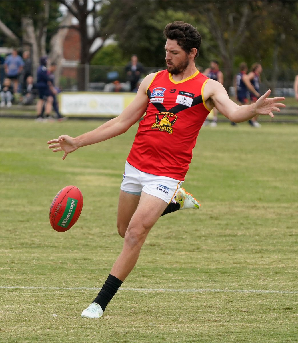 An NFL Super Bowl last year. And  a Southern league debut today for Arryn Siposs, for Dingley at Newcomen Rd, Springvale.