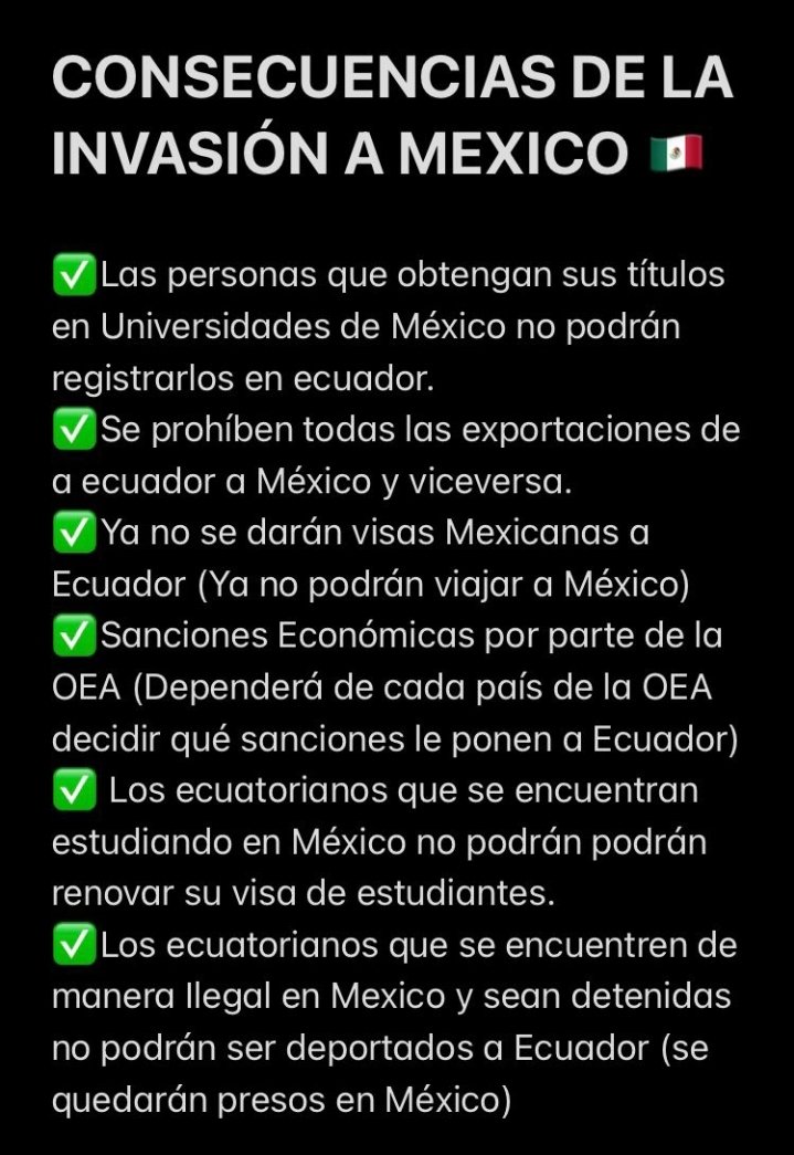 Importante:
#LopezObrador 
#México
#JorgeGlas 
#EmbajadaDeMexico
#Noboa