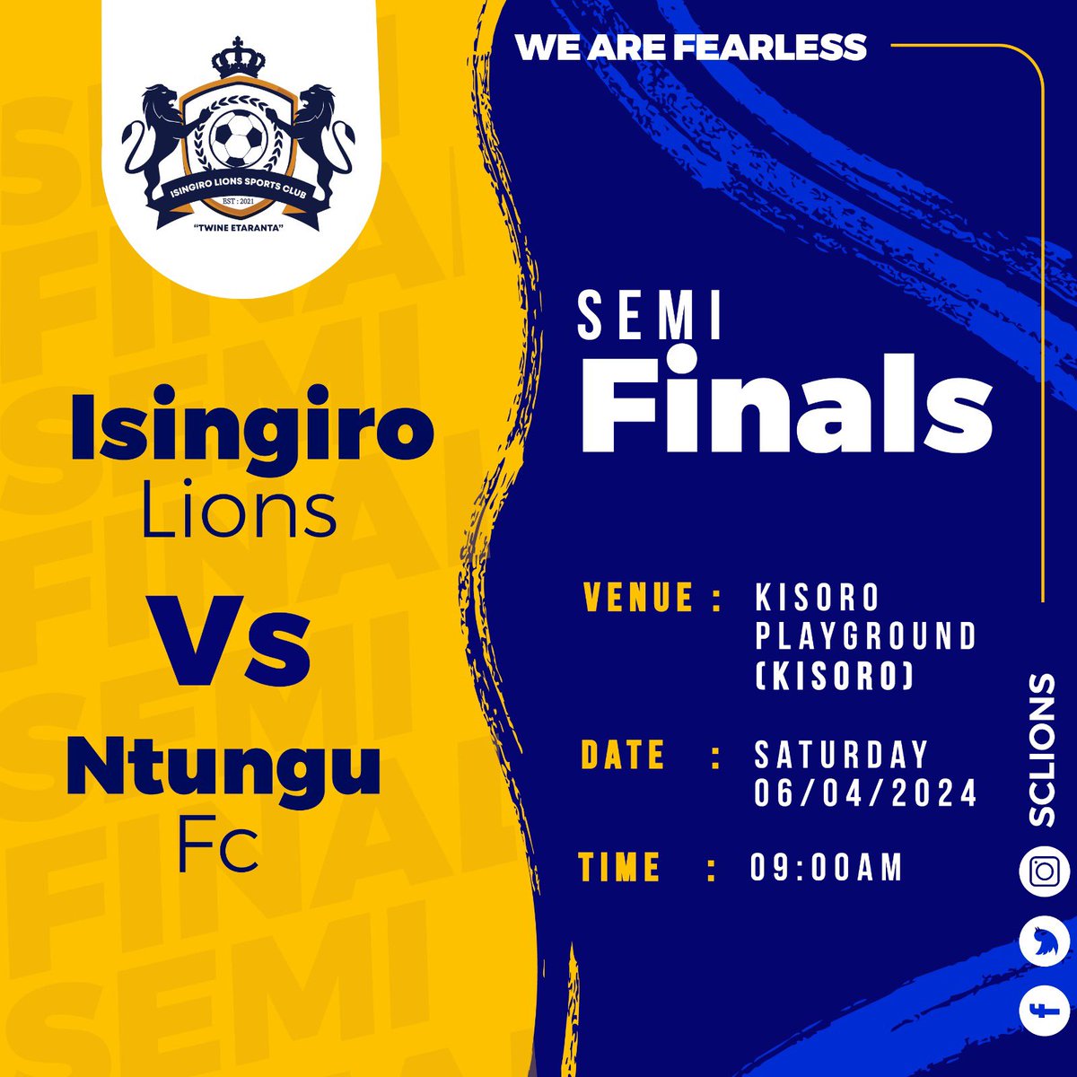 ISINGIRO LIONS SC⚽️ tweet media