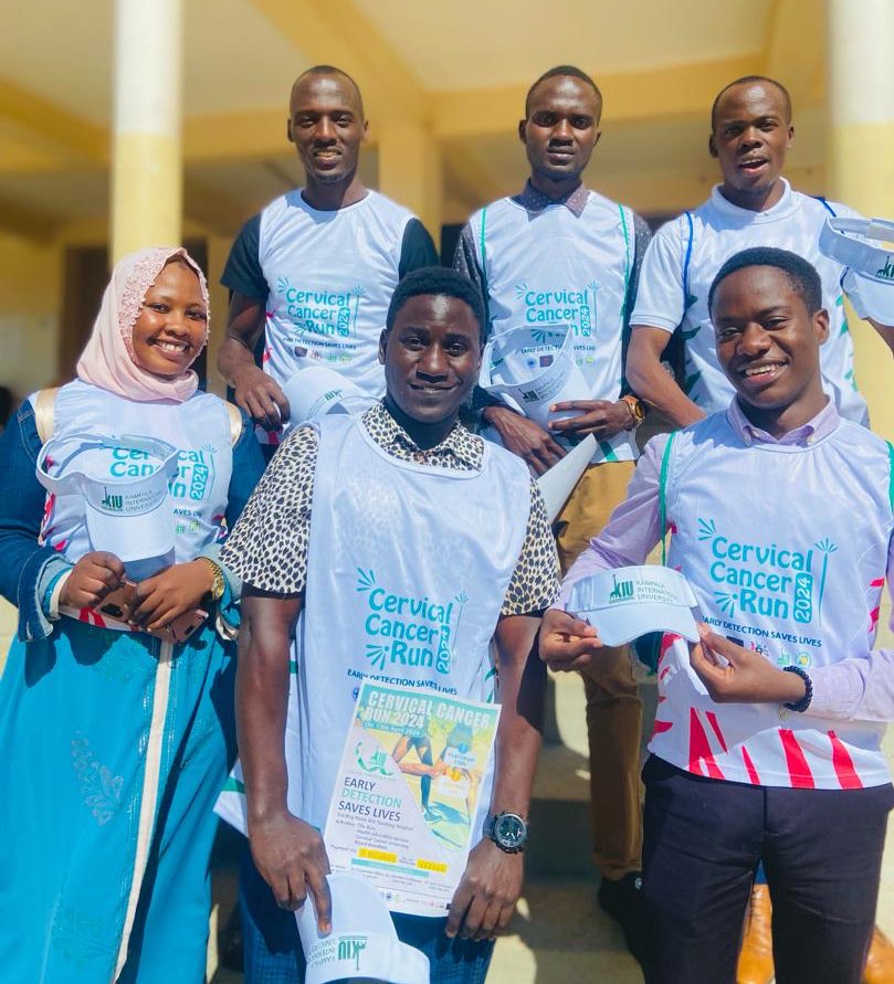 DMavine's tweet photo. I am so grateful seeing my initiative across learning institutions yeild this fast. Thank you @KIUanticancer for organizing this run. I encourage @kiuvarsity community to embrace this activity &amp; we raise more funds to support cancer care services. 
@MakAntiCancer @GISUinfo next. https://t.co/KOpwNz51Qo