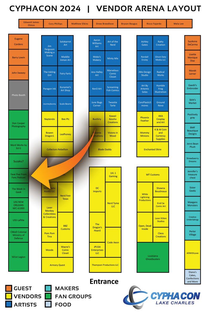 We’re set up on the Convention floor at @CyPhaCon 2024. Stop by and say “Hi.” We can talk about Favorites. Or tacos. Or favorite tacos.