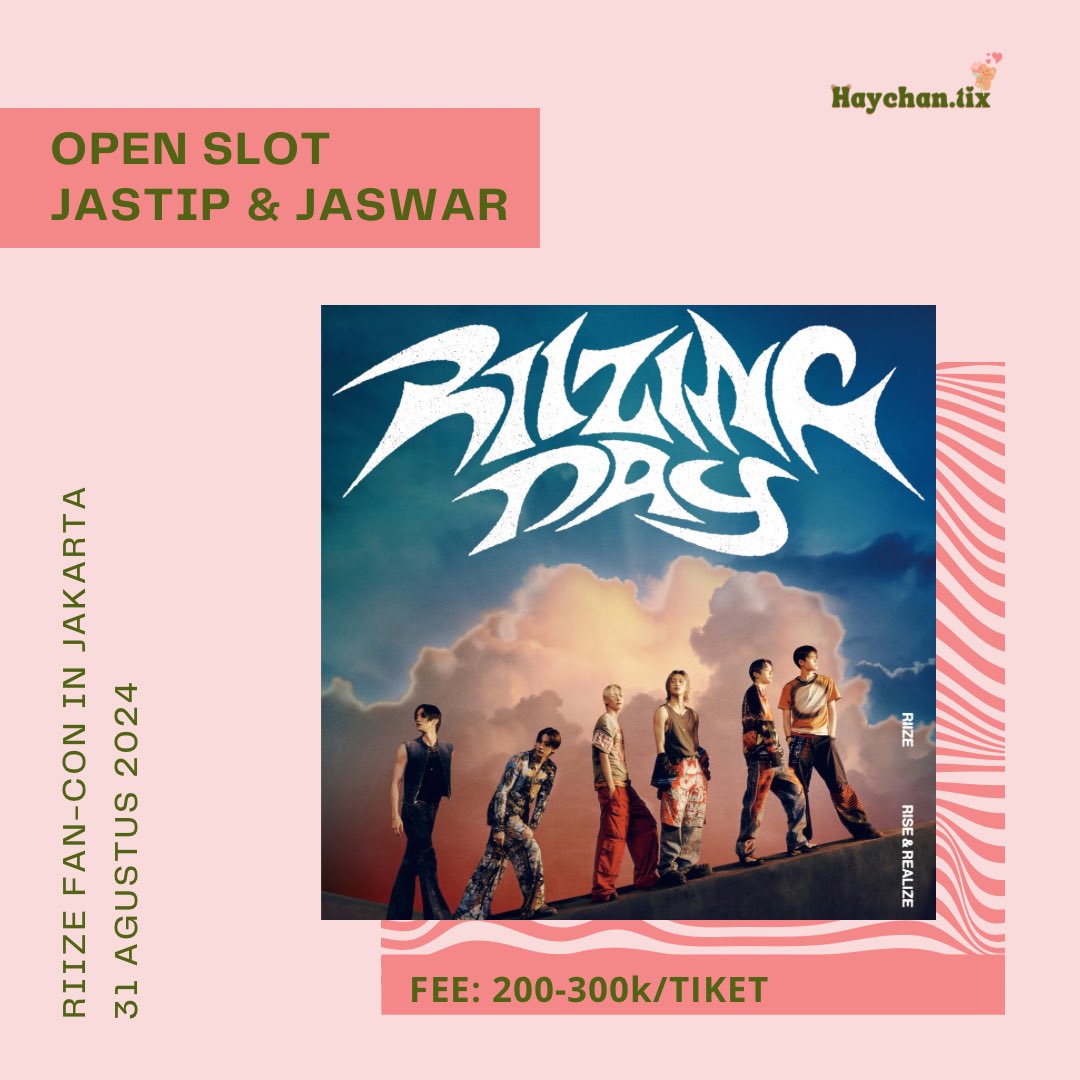 Haychan.tix | JASTIP & JASWAR TIKET tweet media