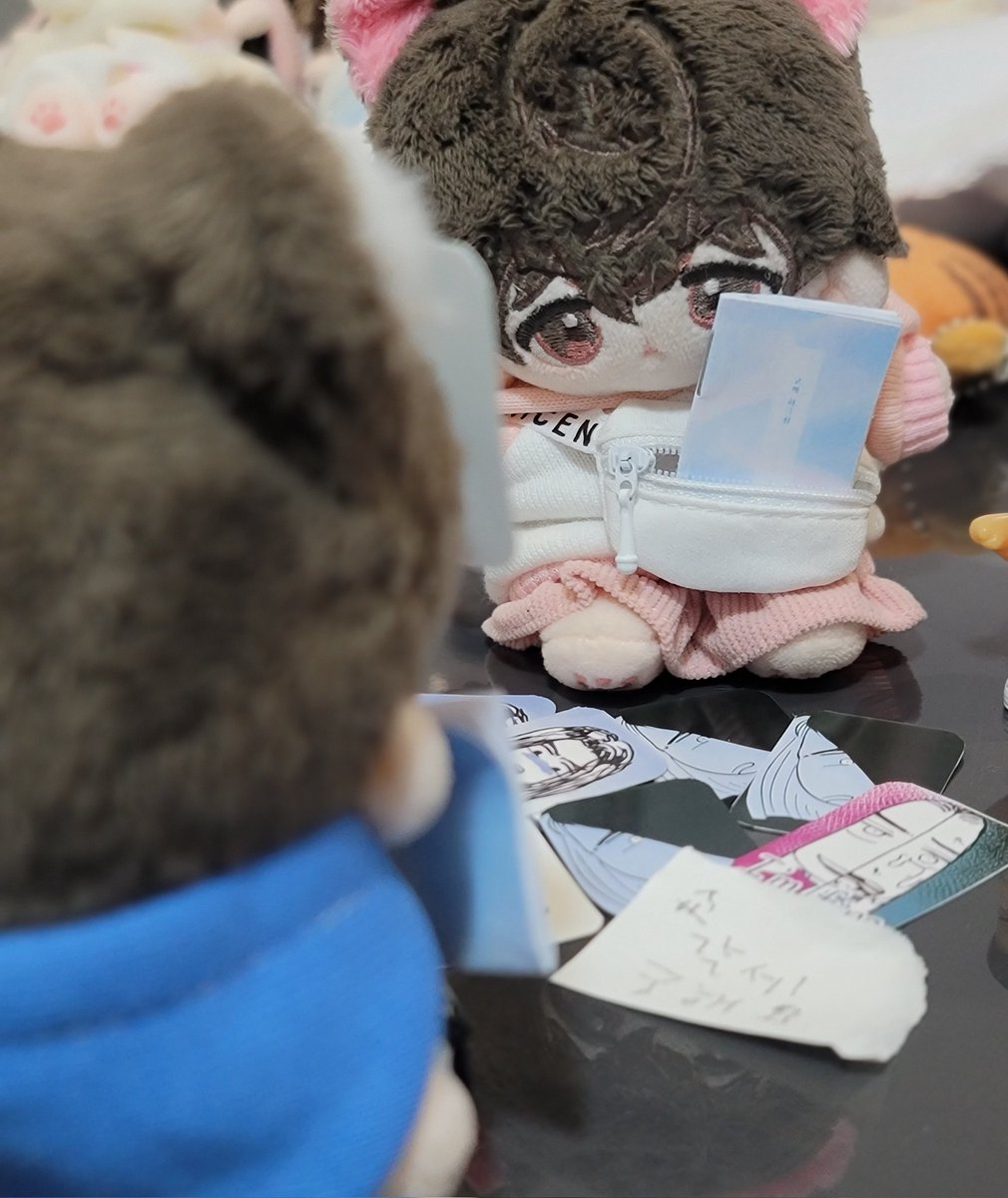 감격스러운 교환의 현장