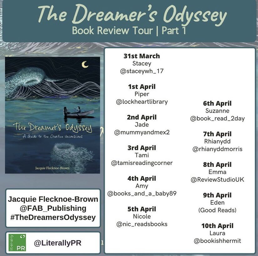 #TheDreamersOdyssey #JacquieFlecknoeBrown @FAB_Publishing @literallypr #blogtour @bookread2day 
bookread2day.wordpress.com/2024/04/06/the…