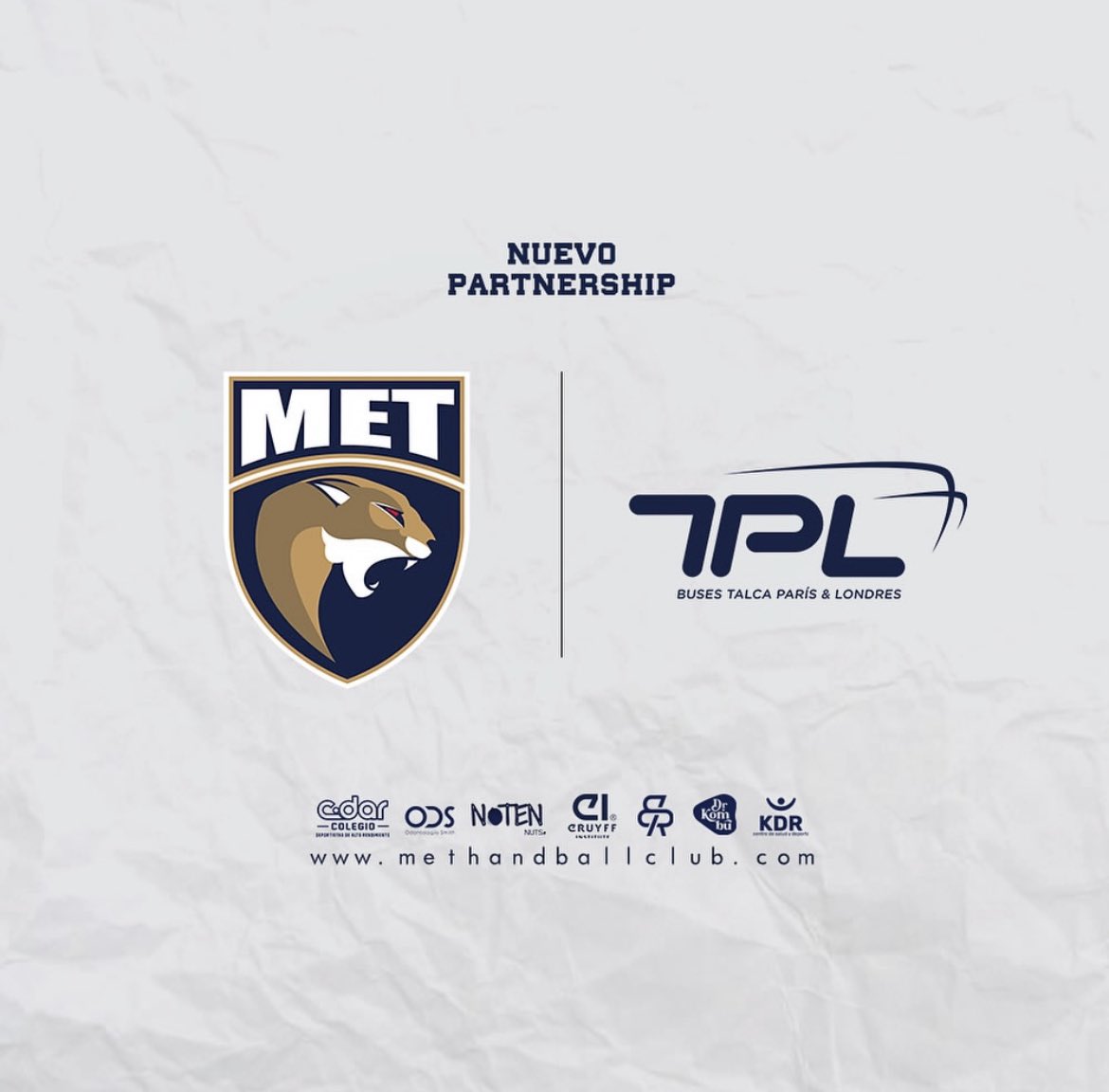 😎Buses Talca Paris y Londres se une al nuestro Partnership Team 2️⃣0️⃣2️⃣4️⃣ !! Muy felices de que empresas chile 🇨🇱 apoyen al deporte y al balonmano 💙

#handball #balonmano #Chile #GoMET
