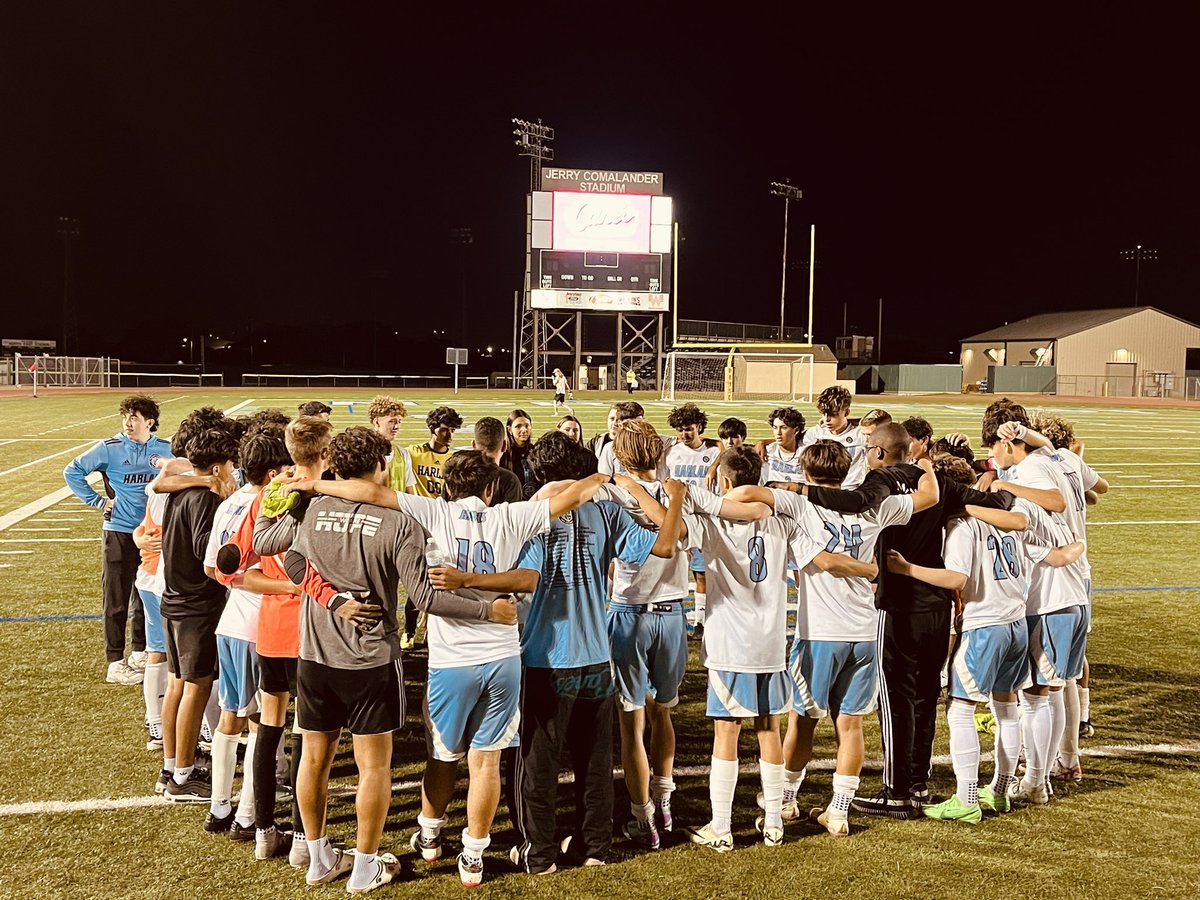 Congrats to the Coaches and Players of @HarlanSoccer …thank you for the great season and thank you for always representing @NISDHarlan in top fashion…hold your heads up high boys, you made the Harlan Community very proud!!! #HawkYeah