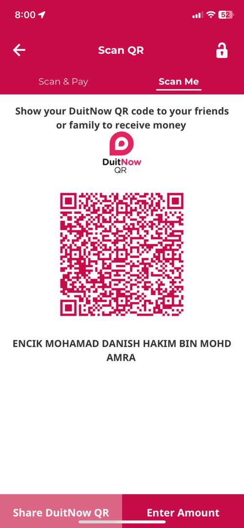 nikhamizan294's tweet photo. salam warga twitter , saya nak mohon warga baik anda jika ada kenal rakan yang bernama DANISH HAKIM BIN MOHD AMRA sila bagitau dia untuk pulangkan duit saya boleh? ini bukan kes scam or apa tapi sebab saya salah qr . saya "ter"qr ke bank dia . jika ada kenal tolong dm saya ye. tq https://t.co/HLcW5zyCcW