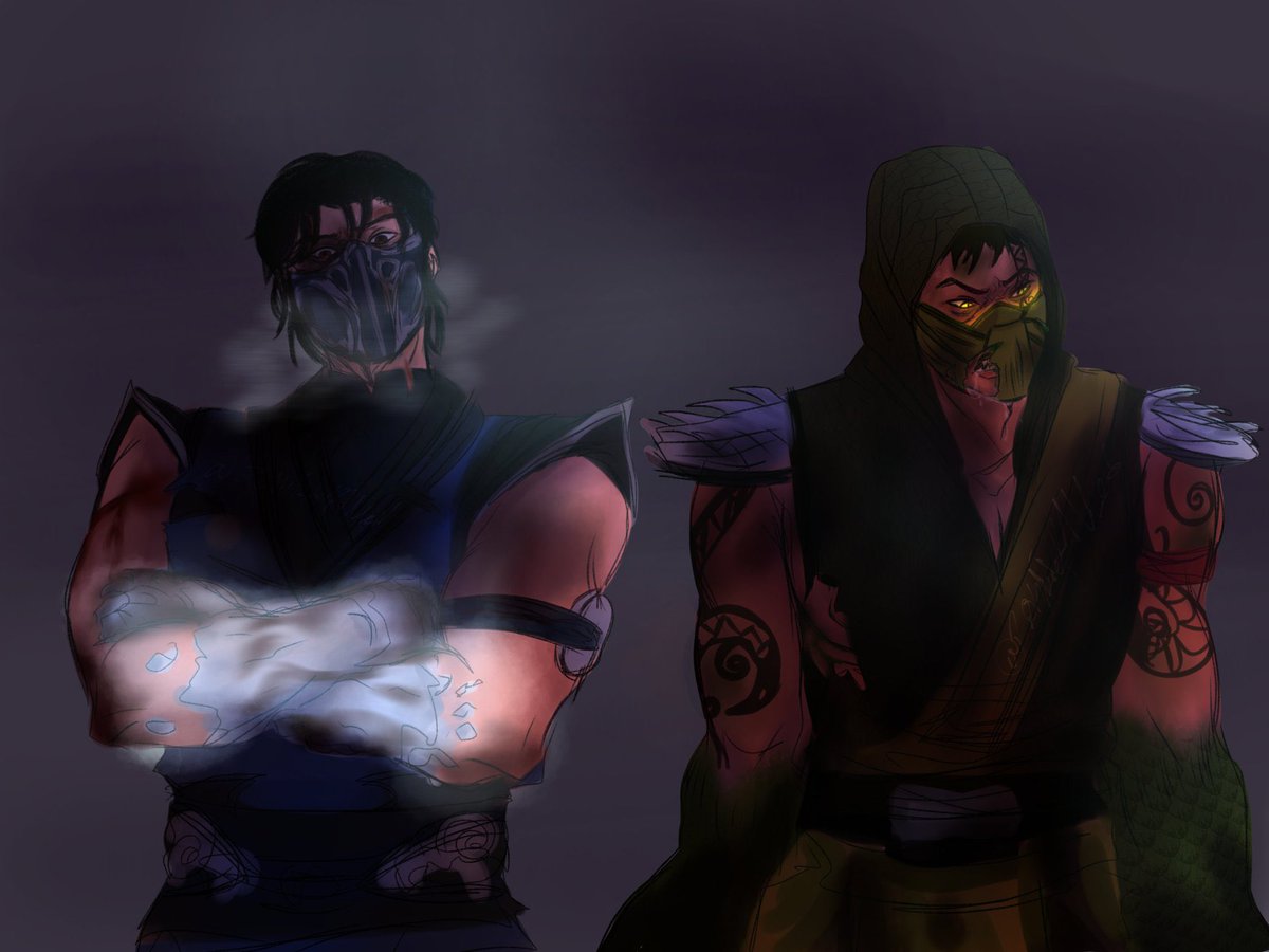 GUYS!! MY COMMISSION CAME IN!!! 

🤤 Look at them bloody lads! GGHHHNSNSN

#subtitle #subzero #reptile #bihan #syzoth #mk1 #mortalkombat #otp #digitalart