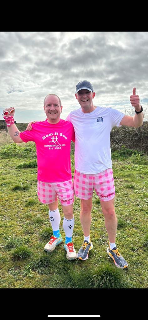 It’s @parkrunUK day! Check out Malcs and Thom twinning in their “Along came Polly” classic shorts! Happy Saturday! Enjoy parkrun in the ☀️ 😃