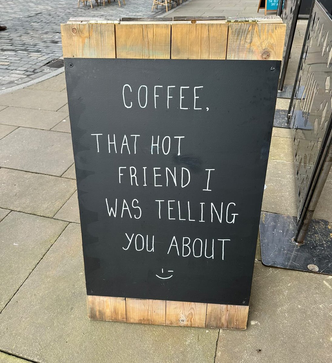 Coffee, that hot friend I was telling you about. ☕🔥