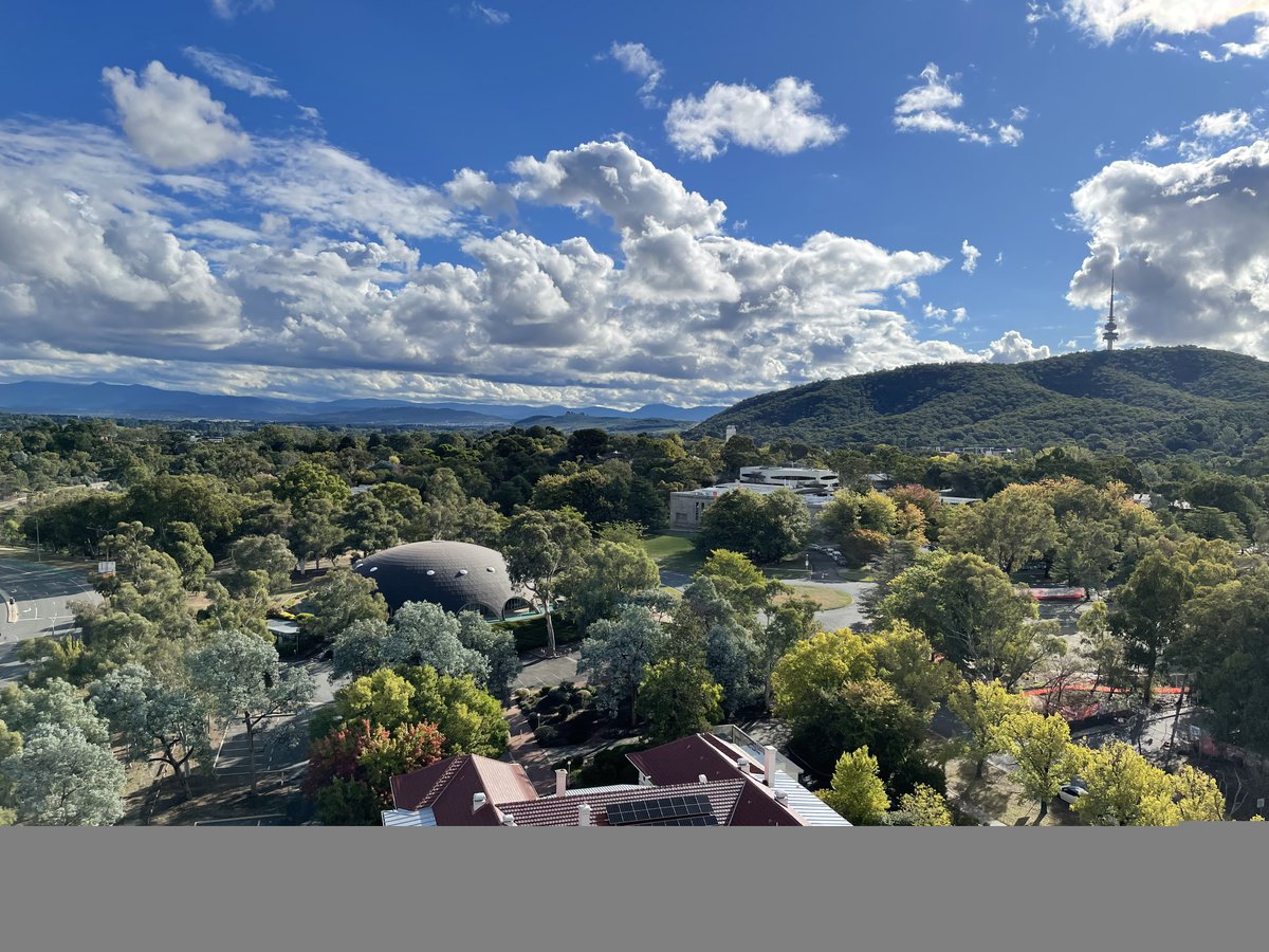 🌱Our green ANU campus @ouranu,  The Australian Academy of Science @Science_Academy and @ShineDome coming to life after the rain 😍 #beautiful #rain #green #canberra #anu