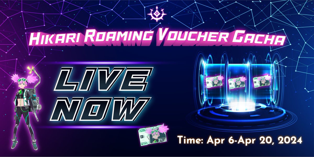 🔥Roaming Voucher rewards is officially live on Spin Mania! 💫Participate now to win an Roaming Voucher. 🌟Don't miss out, first come, first served! 📆Limited time drawing：Apr 6，2024，2PM - Apr 20，2024，2PM（UTC+8） 🚀Act Now！ #Yuliverse #Hikari