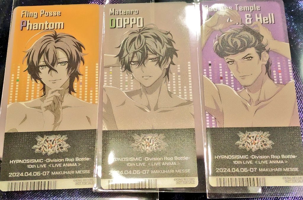 bat_moni_'s tweet photo. 【交換】ヒプノシスマイク 10th ライブ キッチンカー 特典 ピンバッジ 

【譲】
特典: 幻太郎 独歩 獄
ピンバッジ：三郎 左馬刻 幻太郎

【求】空却

本日もしくは明日開演前までの手渡し希望です。
検索よりお気軽にお声がけください🙇‍♀️ https://t.co/UHnLGcAyA5