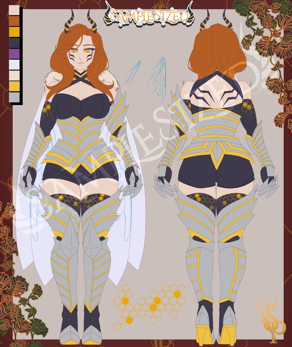 SamplesizedA's tweet image. Took me some time to finalize it but my official ref sheet!
Logos by @Enso_exe