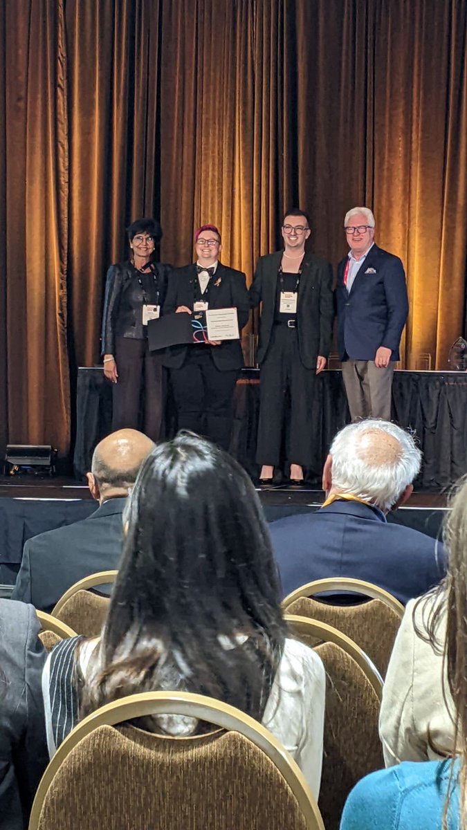 Extremely honored to receive the Charlie Bates Research Award at #APS2024 today.