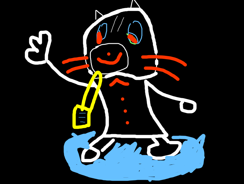 grindeat1's tweet image. Me drawing my gitcat😂
#mlh #hackbyte