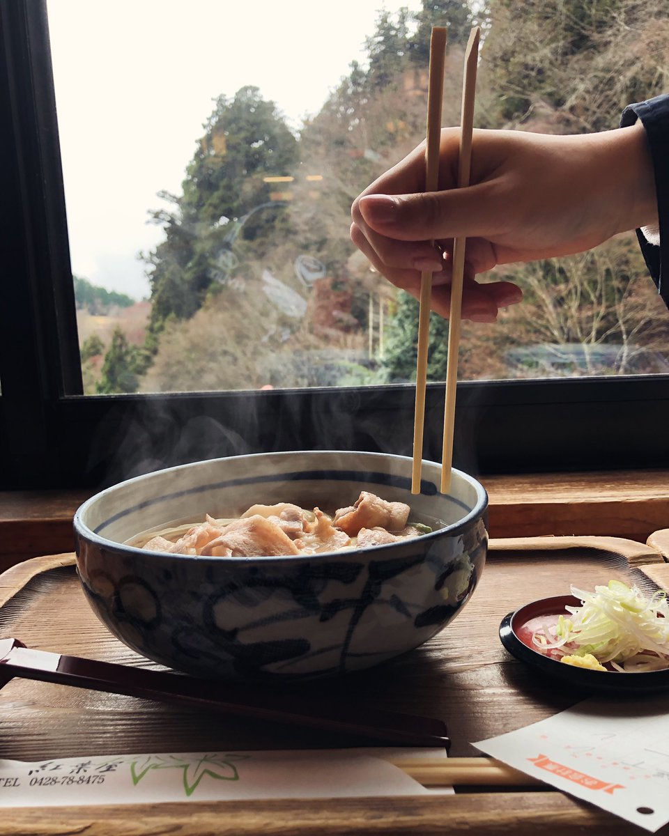 traininginjapan's tweet image. If you ever go to the top of Mt. Mitake, be sure to try some of the local udon!

#udon #mitake