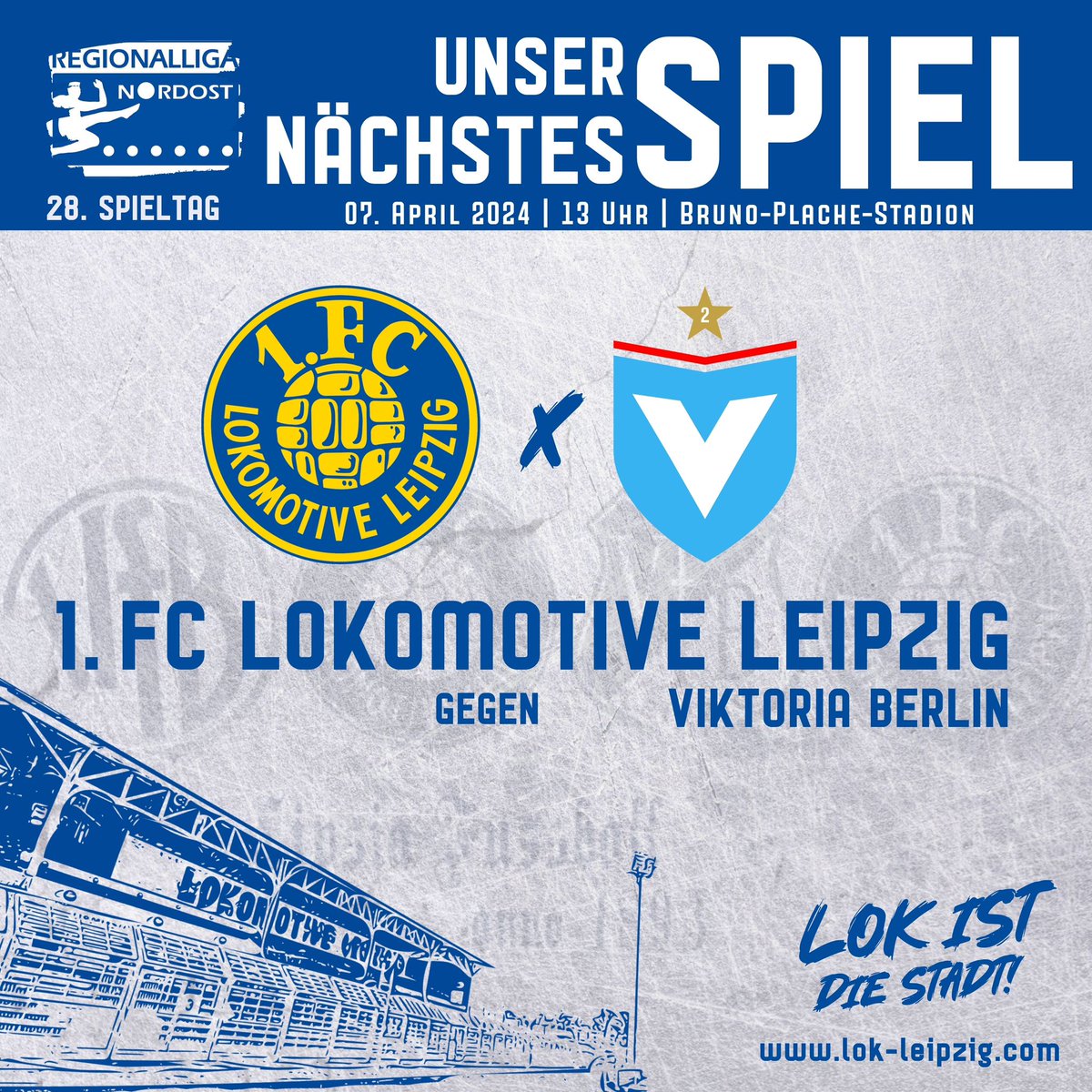 FANINFO FÜR SONNTAG 💙💛☀️😎 13 Uhr: 1. FC Lok – Viktoria Berlin 👉lok-leipzig.com/news/detail/fa… #fußballpur #lokleipzig #LOKVIK