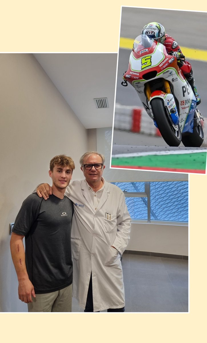 Gracias por la confianza Jaume Masía, @jaume_masia campeón del mundo de Moto3 y rápida recuperación para llegar el 14 de abril en perfectas condiciones al circuito de las Américas, Austin, Texas. @MotoGP con #Moto2