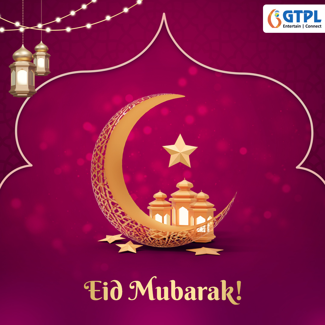 This Eid-ul-Fitr, let's appreciate the moments that bring us closer together! ​ Eid Mubarak! ​ #GTPL #ConnectionDilSe #Connect #Entertain #Eid2024 #EidMubarak #FestiveVibes