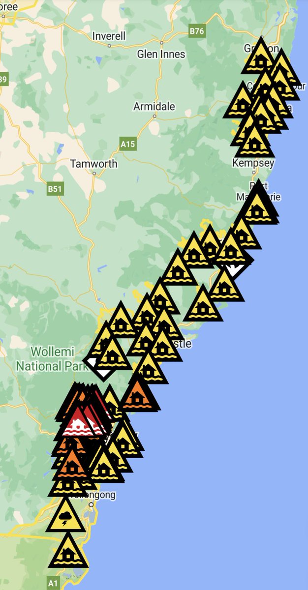 It must be that time of the year that we get one of those 1-in-100year weather events.

#NSWfloods #nsw