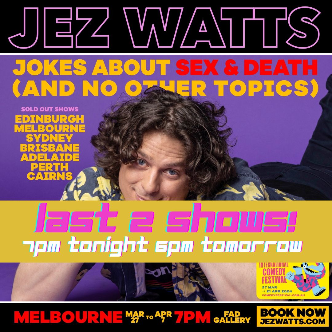 If you're still on this disaster platform and in Melbourne I would love to see you tonight or tomorrow