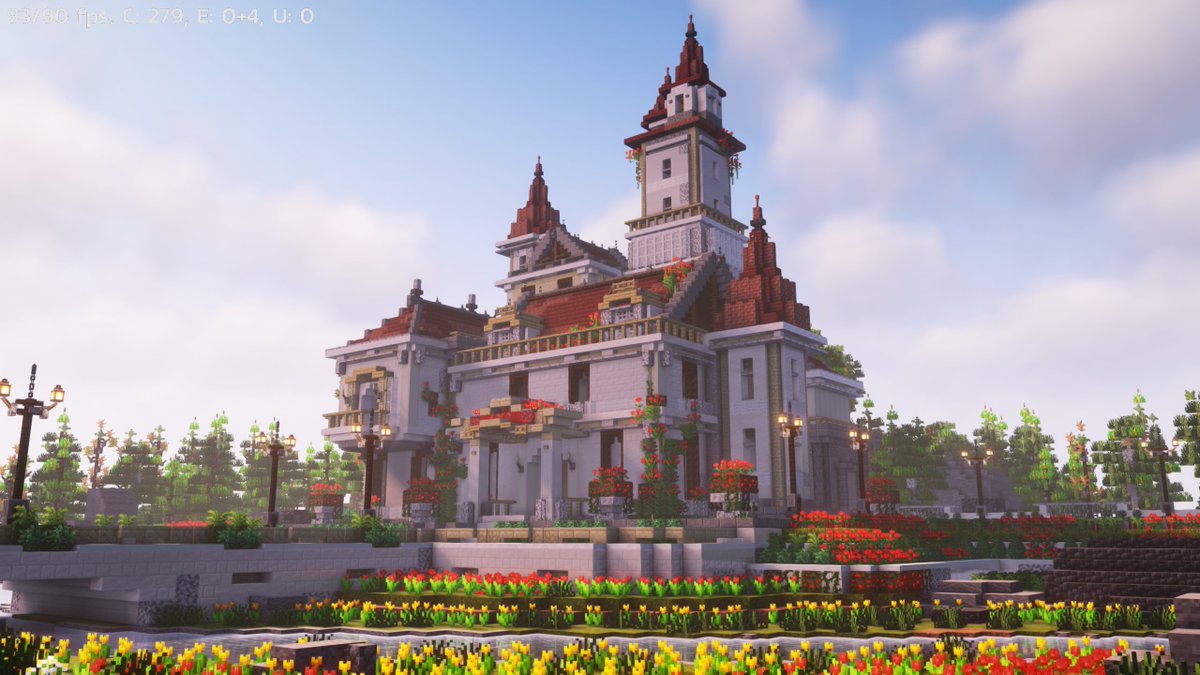 low_pitchy's tweet photo. Some fantasy castle....🌹🏰🌹
#OSTBuild #minecraft #minecraft建築コミュ #Minecraftbuilds https://t.co/SwEP3rkOla