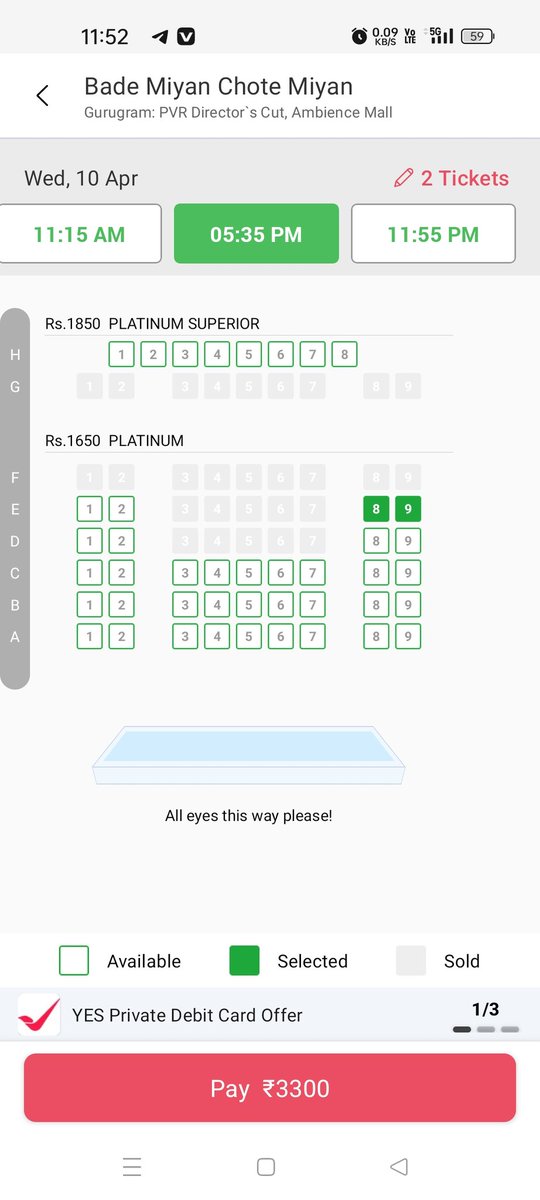 Finally advance booking open 🔥🔥💥 Book your tickets
#AkshayKumar #TigerShroff 
#BadeMiyaanChoteMiyaan 
#BMCM