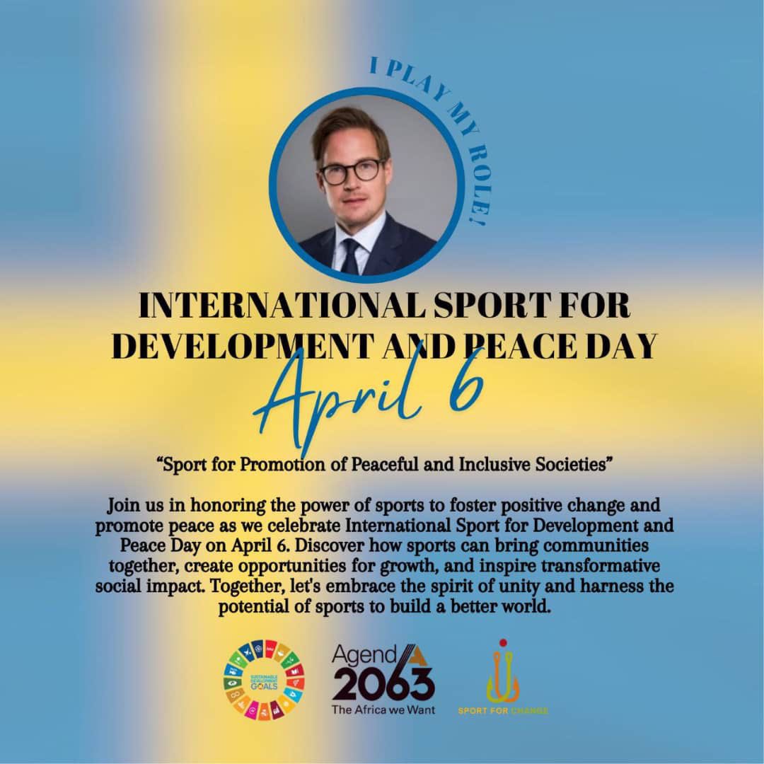 International Sport for Development And Peace Day, April 6 #IPlayMyRole
