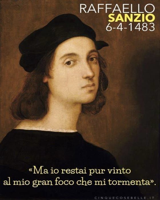 541 anni dalla nascita di Raffaello Sanzio #raffaello #raffaellosanzio #anniversario #citazione #arte #rinascimento #6aprile