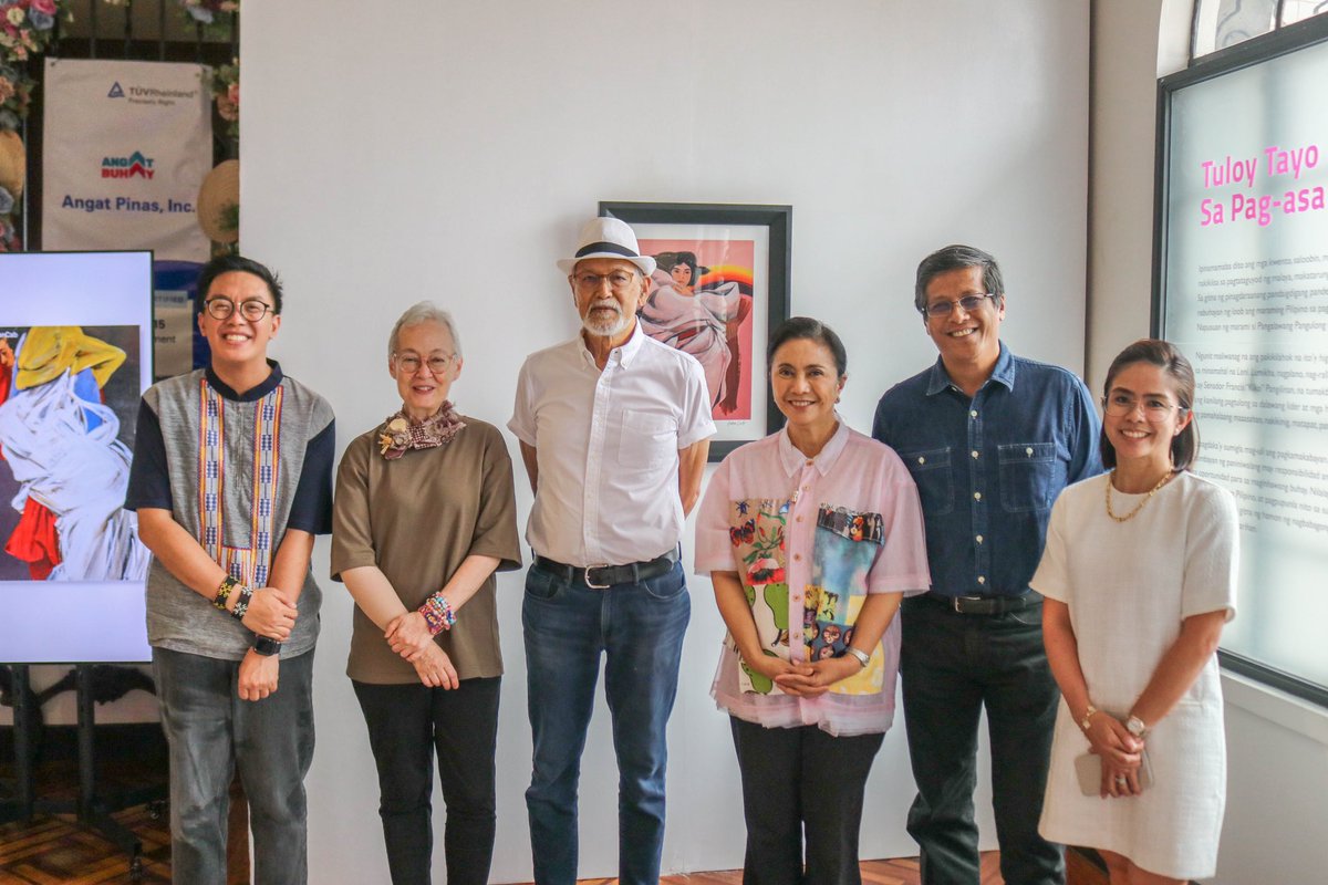 BENCAB WEEK AT MUSEO NG PAG-ASA 🌸 Renowned National Artist for Visual Arts Benedicto 'Ben' Cabrera visited the Museo ng Pag-asa to officially launch the partnership with Center for Art, New Ventures & Sustainable Development, featuring the giclée prints of 'Homage to Sabel.'