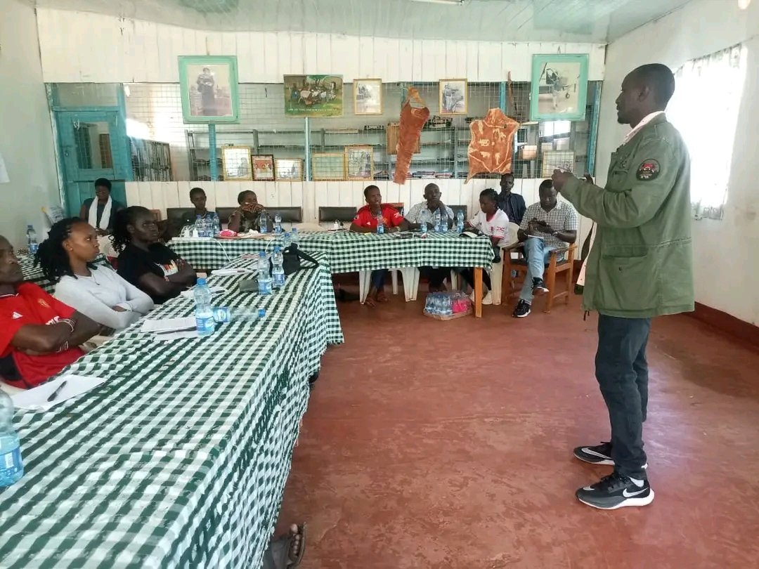 SamburuENetwork's tweet photo. Day 2 Youth Training on Mediation, Negotiation and Dialogue funded by @iphrdafrica
Peaceful coexistence: MP Hon. Eli Letipila @zirakzigil engaged and advised youths on the importance of peace in fast-tracking development in the region. 
@joseph_leajore
@losiokisomoire @SDG2030 https://t.co/dDVLwnDa8g
