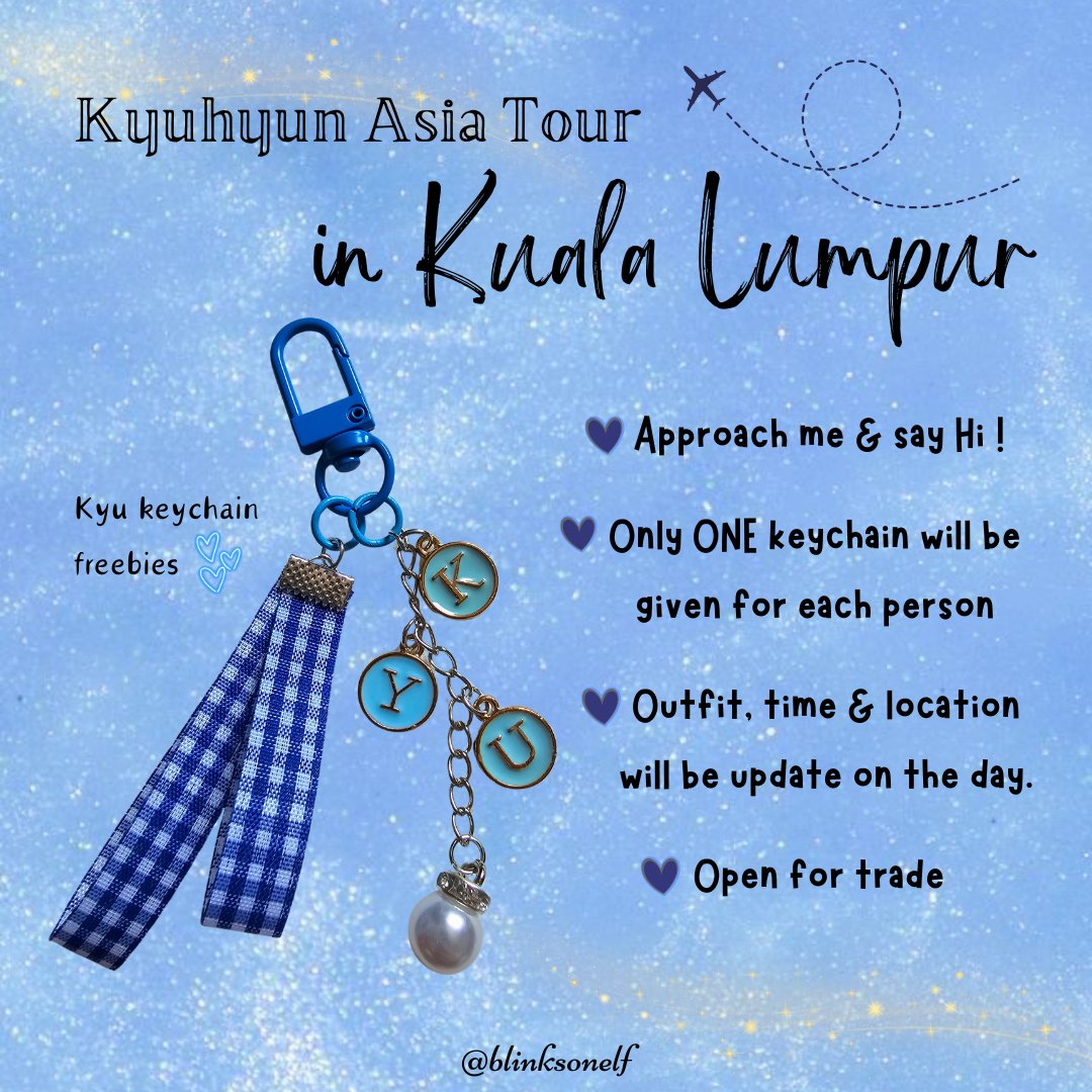 Come find me & get yours ! 
See ya on the day ! 🐧💙

#KYUHYUN #KyuhyunAsiaTour #kyuhyuninKL #KyuhyuninMY #KYUHYUNRESTARTinKL #SUPERJUNIOR