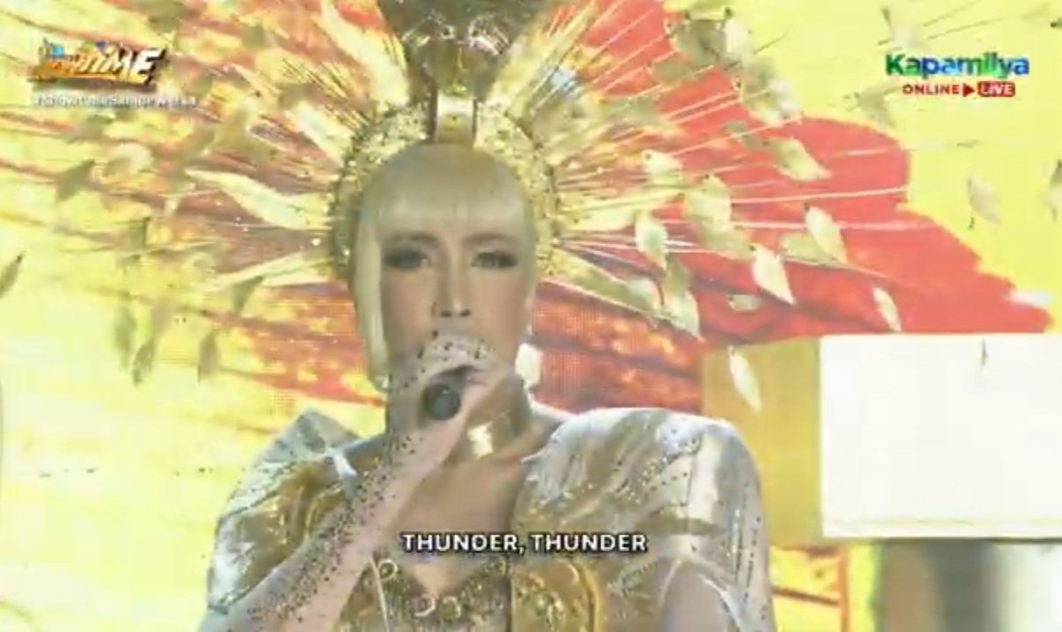Chabelita0619's tweet photo. Ngaun lang ako nalowbat, wala koryente from 6 am to 6pm so have to watch Its showtime online, using my mobile data, d q palalampasin lalo na bday celebration mo @vicegandako love u forever!!!

#ShowtimeSanibPwersa https://t.co/N8OHuEObfh