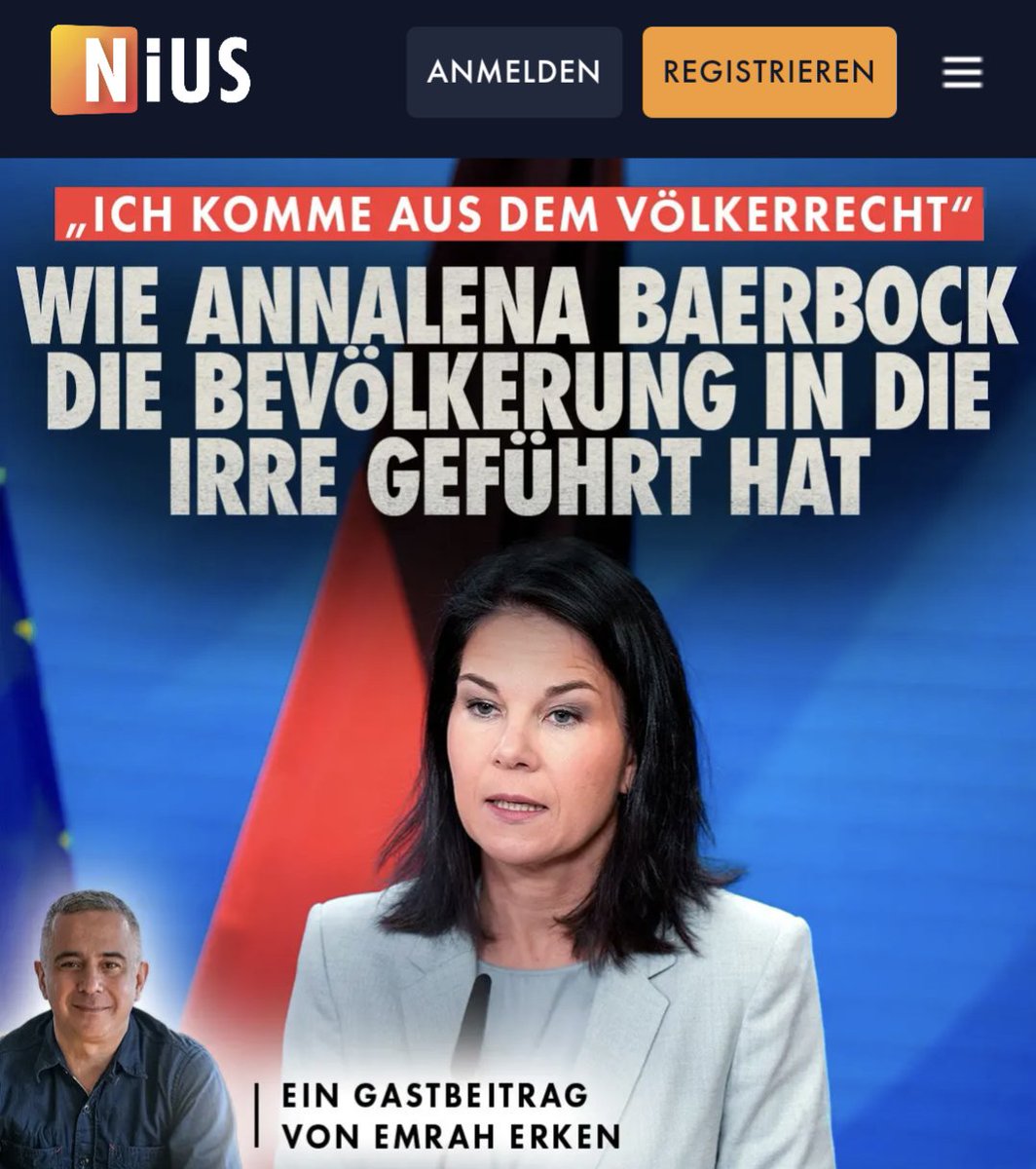 Warum Annalena Baerbock keine Völkerrechtlerin ist und zu schlecht Englisch spricht, um wirklich in London gelebt zu haben. Ein großartiger Gastbeitrag von @AtticusJazz für #NIUS nius.de/kommentar/ich-…