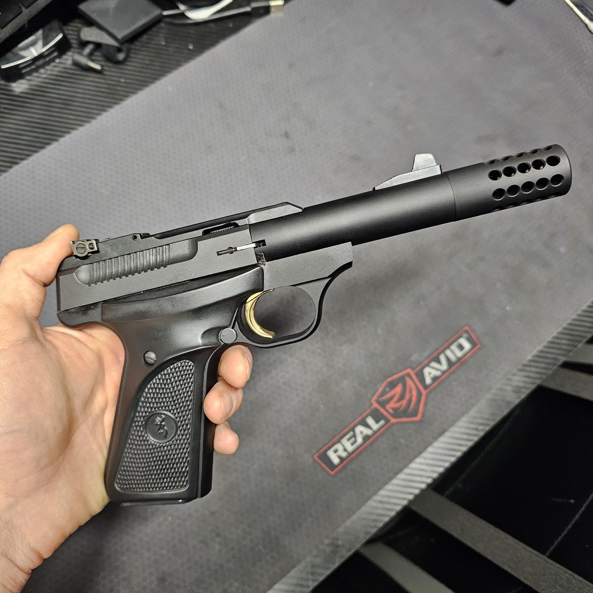 MikeyHines57's tweet photo. Got the .22 looking fly as hell https://t.co/52uZxPALkv