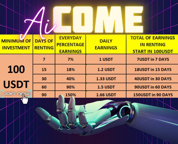If you have 101 USDT on your Binance or other crypto wallet. Earn 7% up to 150% daily profits and grow by your own Rental GPU mining on Tron network. Thanks for the support. Hope you like it. Message me How on my Telegram guys for registration link. 💎
t.me/kyliesmith023