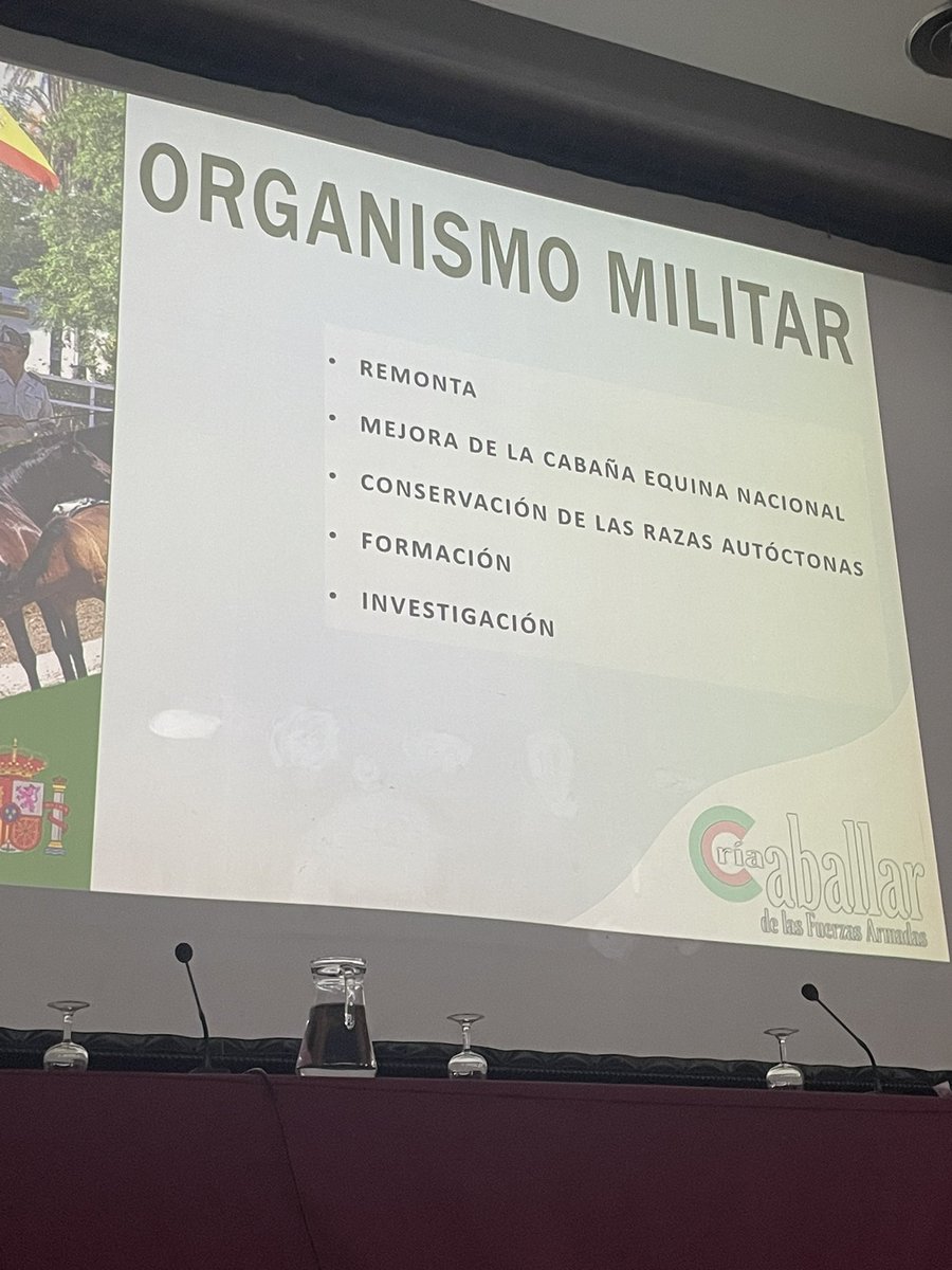 consueloserres's tweet photo. X Jornadas Científicas de Cria Caballar de las Fuerzas Armadas en @veterinariaUCM, con magníficas ponencias sobre los últimos avances en #reproduccionequina #diagnósticoimagen #podología #herraje #socializacióncanina y la magnífica labor que se realiza #CriaCaballar @MDefensaRD https://t.co/HBI3YAuFF6