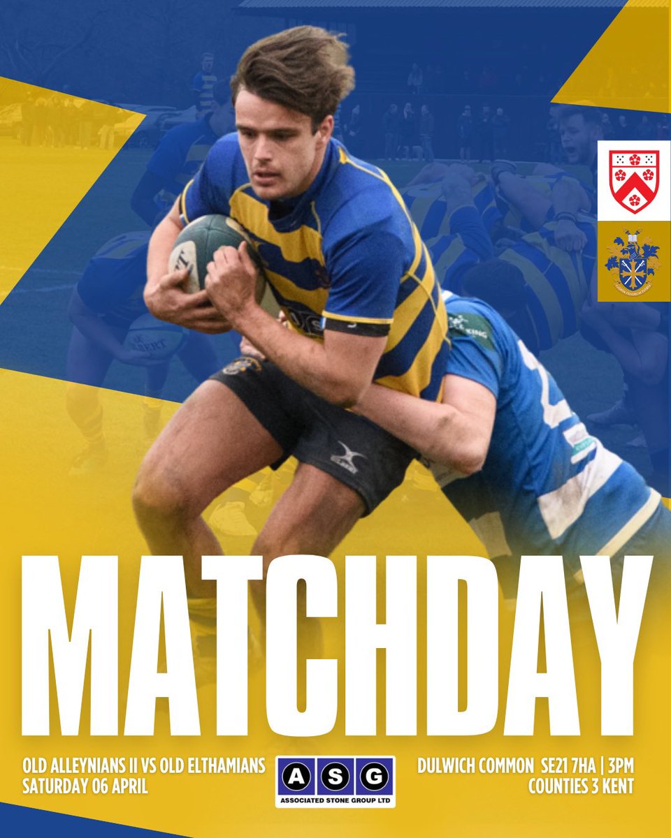 🔷 MATCHDAY 🔶

Here. We. Go.
The final league match of the season. First v second. It should be an absolute belter!

See you there!

#OASOES #WeAreOEs #kentrugby