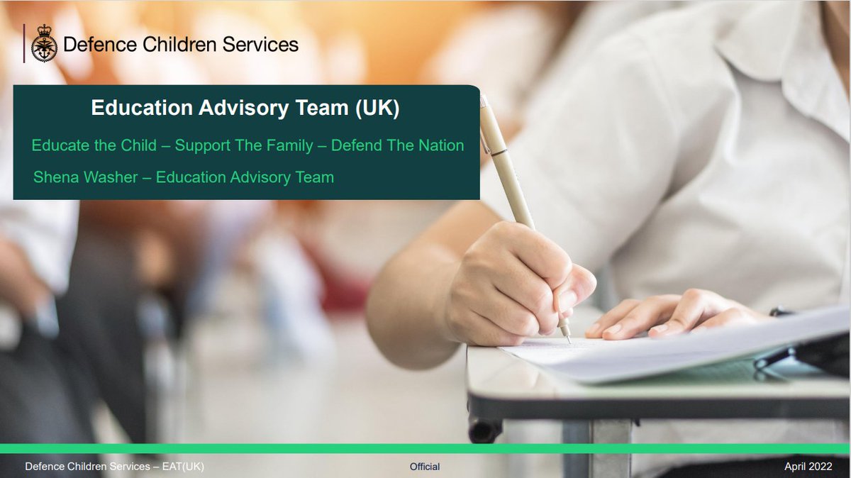 RAF_FF's tweet photo. Have you heard of the Education Advisory Team (EAT)?
They provide information, advice and guidance regarding the education of Service children in the UK. This leaflet explains how the EAT support Service families and how to get in touch: https://t.co/IhdLtCbuGt  
#MotMC https://t.co/WIb5WbKTwB