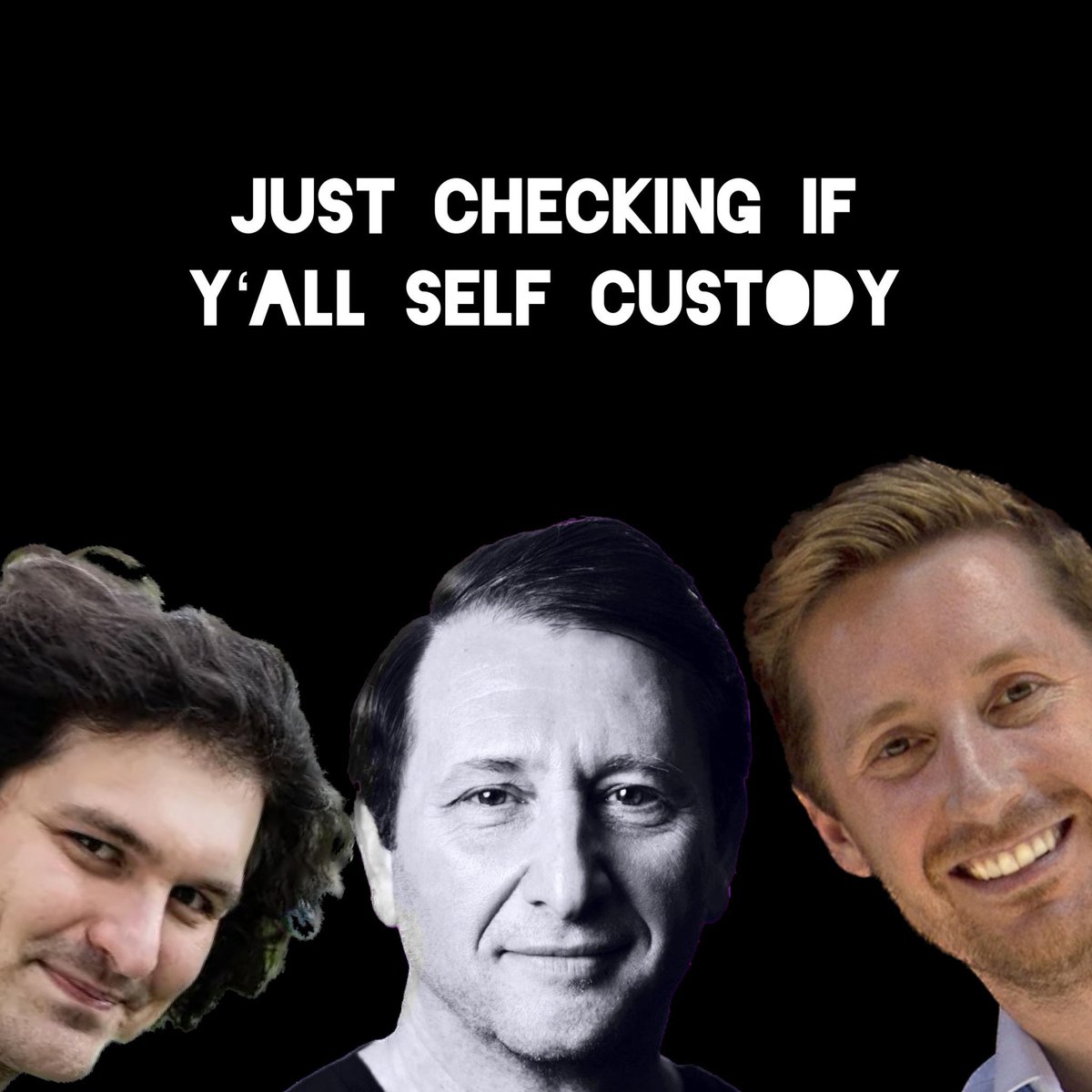 PurpleBrain130's tweet photo. @TheyaBitcoin Not ya key, not ya ₿itcoin. Just seeing their faces it scares me 😂
#THEYAmultisig
#backupchallange https://t.co/ned8YYDFhA