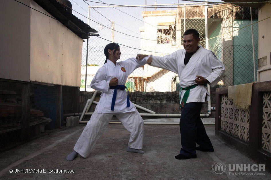 Sport gives purpose and hope to young refugees.

Estela, a Salvadoran asylum-seeker in Belize City, is a determined young girl who loves karate.

She dreams of representing Belize in international competitions one day.

#SportsDay #IDSDP