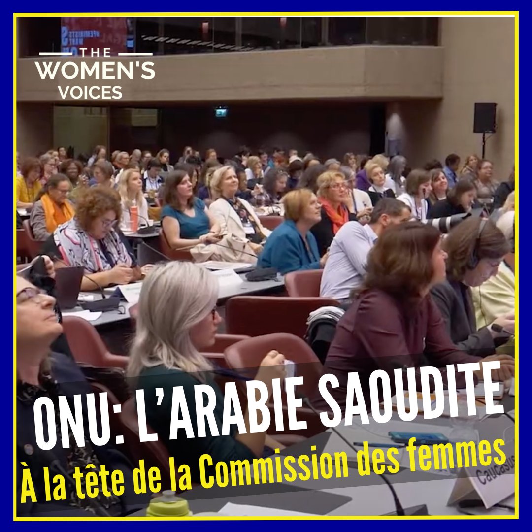 🇸🇦 L'Arabie saoudite prend la présidence de la Commission de la condition de la femme à l'ONU, élue sans opposition de la part des 45 membres dont la France ne fait pas partie cette année. #arabiesaoudite #égalitéfemmehomme #onu #feminist #feminism #stopviolenceagainstwomen