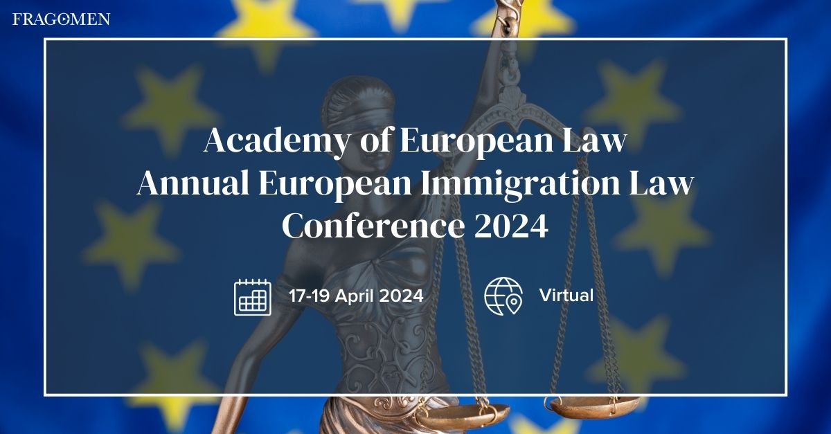 Join Partner Jo Antoons, Director Ana Sofia Walsh & Manager Andreia Ghimis at the virtual @ERATrier Annual European Immigration Law Conference on 17-19 April to explore the latest policies in the #EUMigration system aimed at attracting #GlobalTalent: bit.ly/43AVSvV