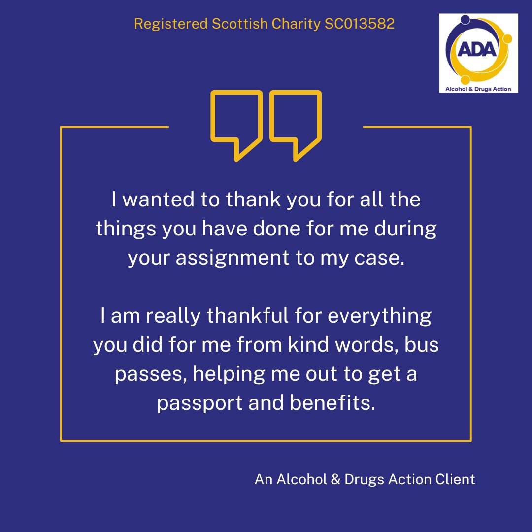 If you're looking for support, please get in touch at info@alcoholanddrugsaction.org.uk or 0333 3 448 355 (Mon to Fri 10.30am to 1pm, 2 to 5pm; Sat and Sun 2 to 5pm). Alternatively 01224 594700 (lo-call rates apply) or text us on 07927 192 706. #recovery #support #aberdeen