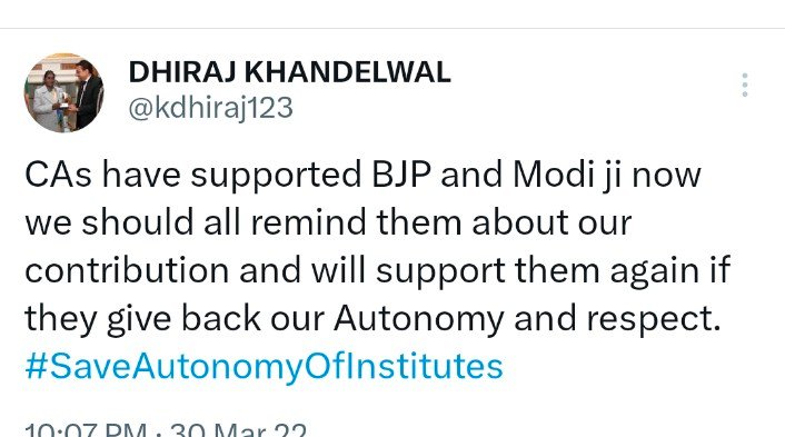 Thane_kar's tweet image. The reason for ICAI management&apos;s suspicion is summarized below: Because of their political inclination and hidden agenda, we #CAstudents are suffering.
#ModiJiHelpCAStudents2024 
#caexams #icaiexams #icai